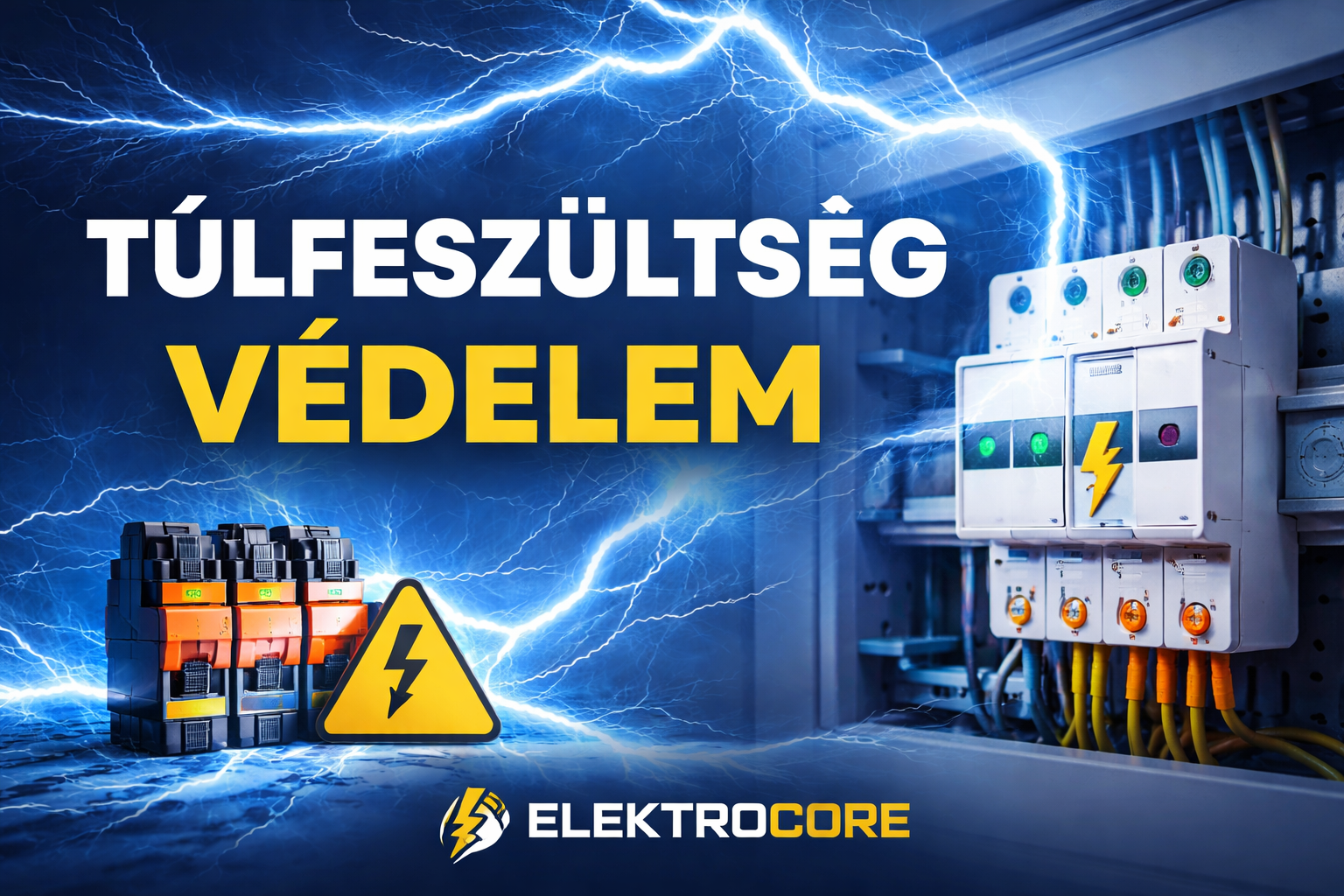 Moduláris túlfeszültség-védelem lakossági és ipari elosztószekrényhez