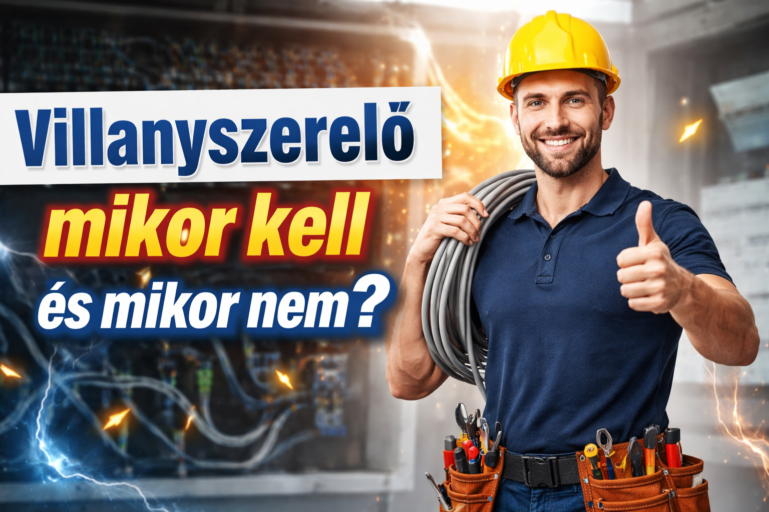 villanyszerelő mikor kell elektromos hiba esetén biztosítéktábla ellenőrzése